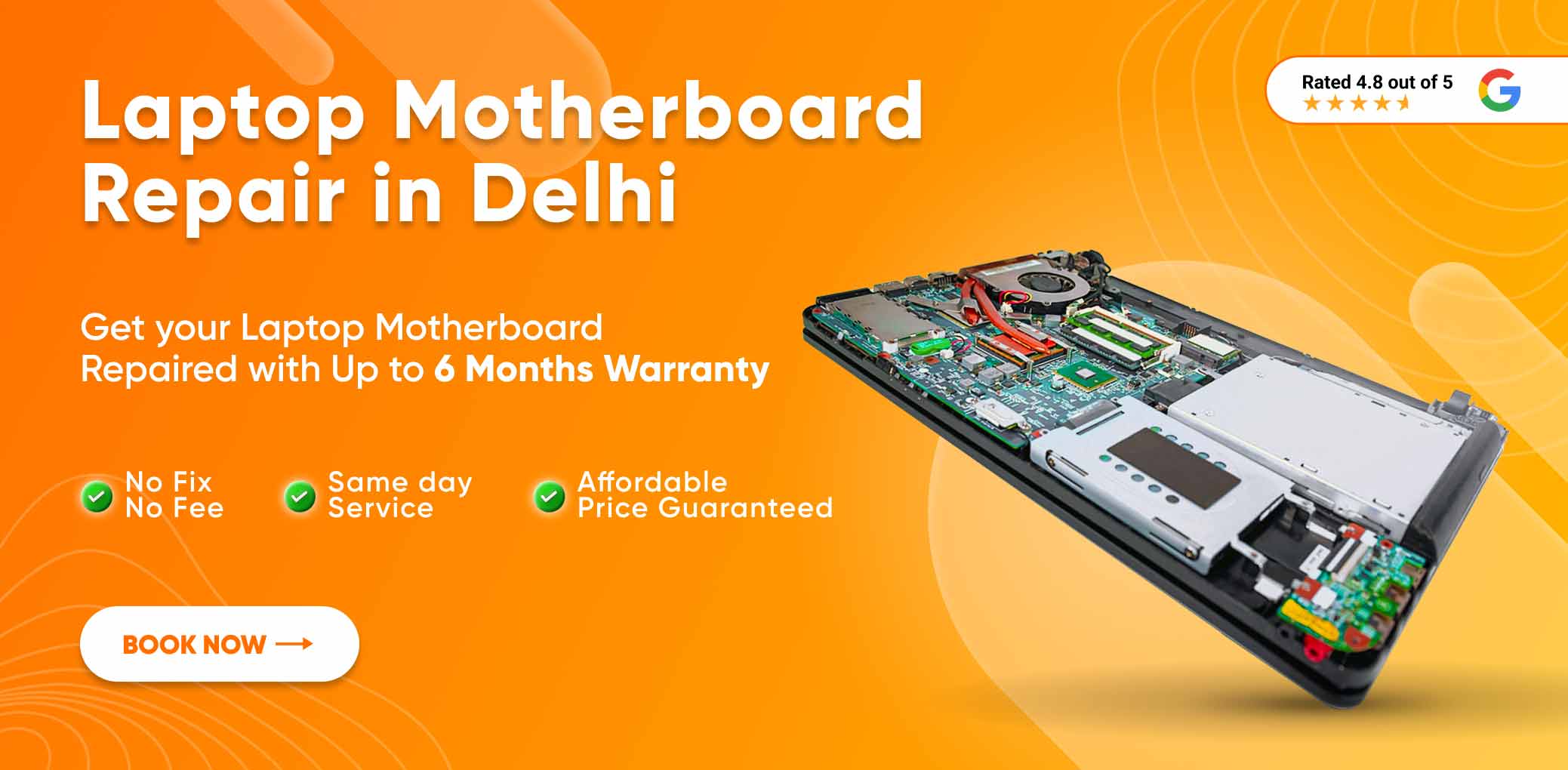 Laptop Motherboard Repair in Delhi