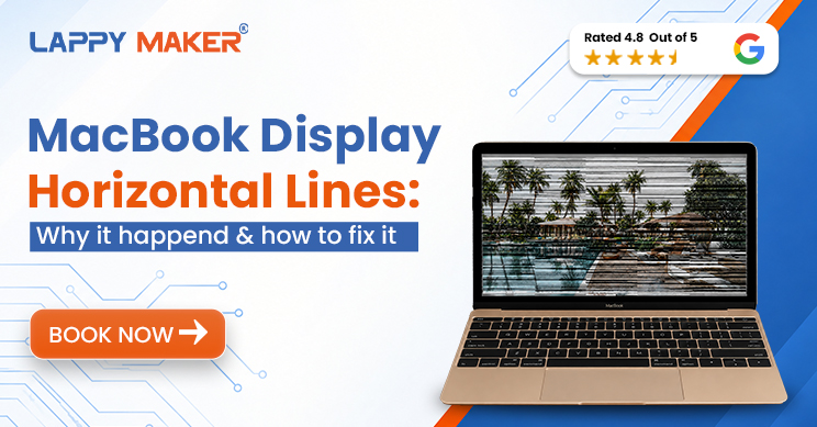 horizontal lines on MacBook screen