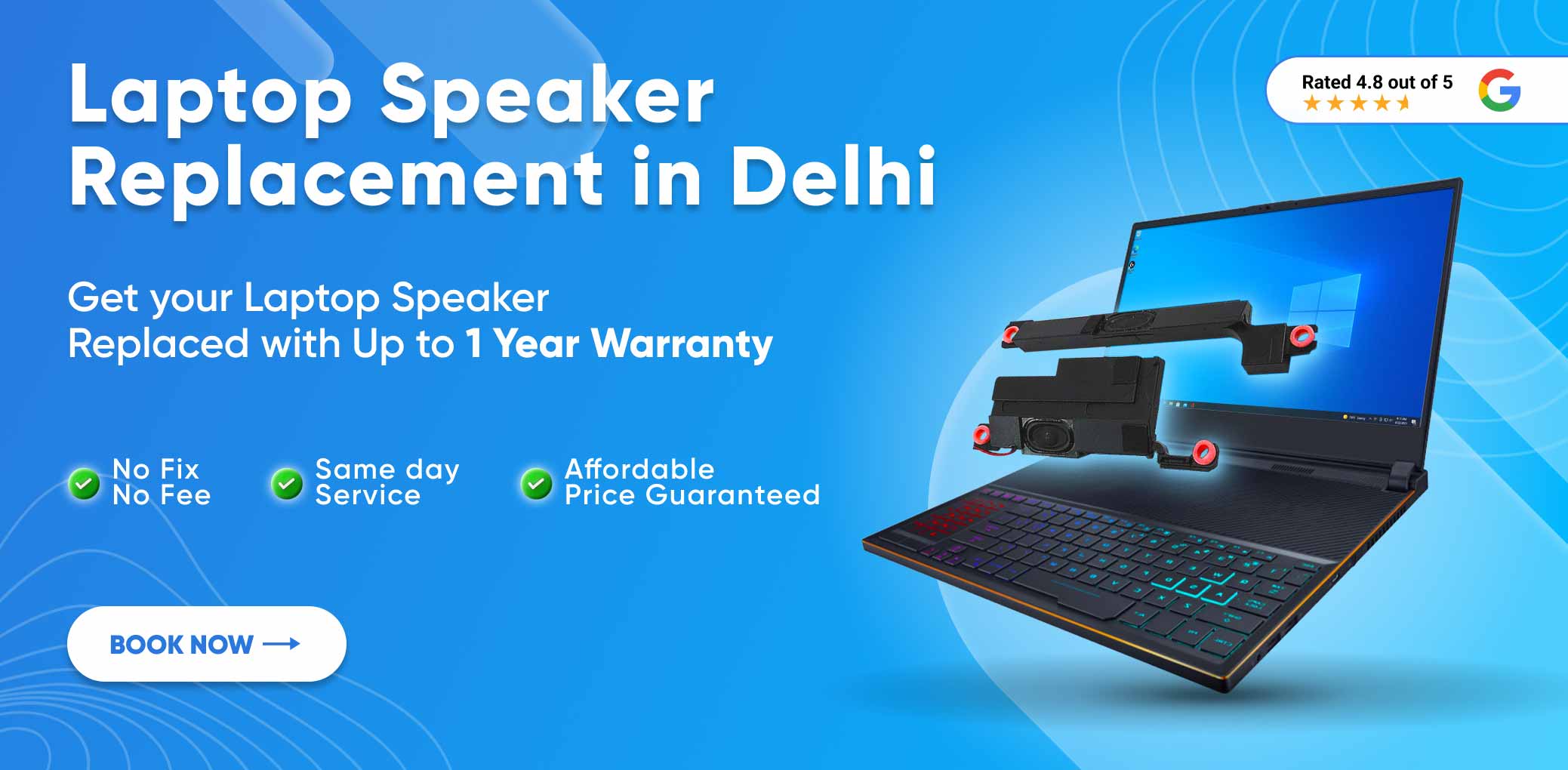 laptop speaker replacement in delhi