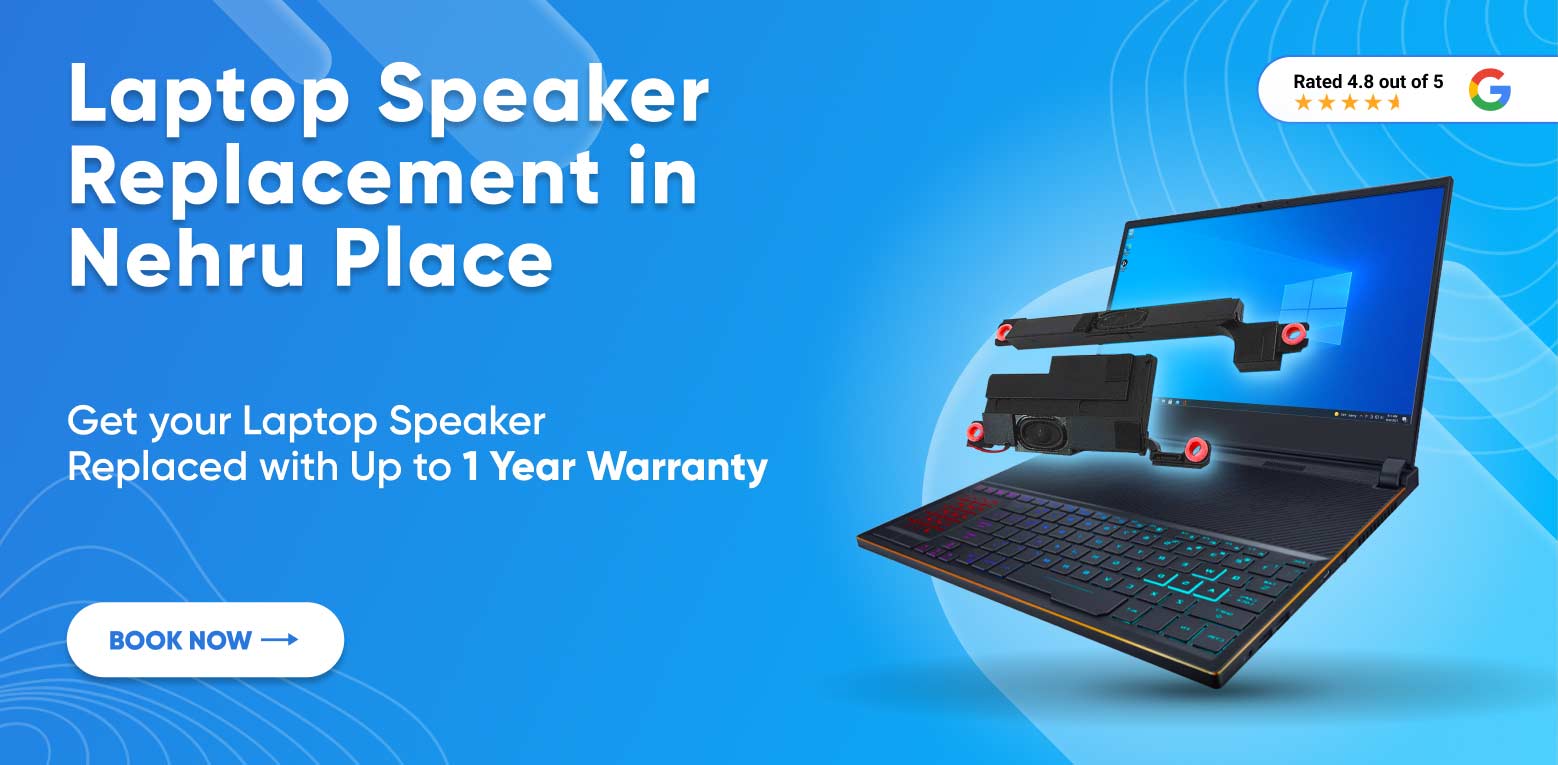 laptop speaker replacement in nehru place