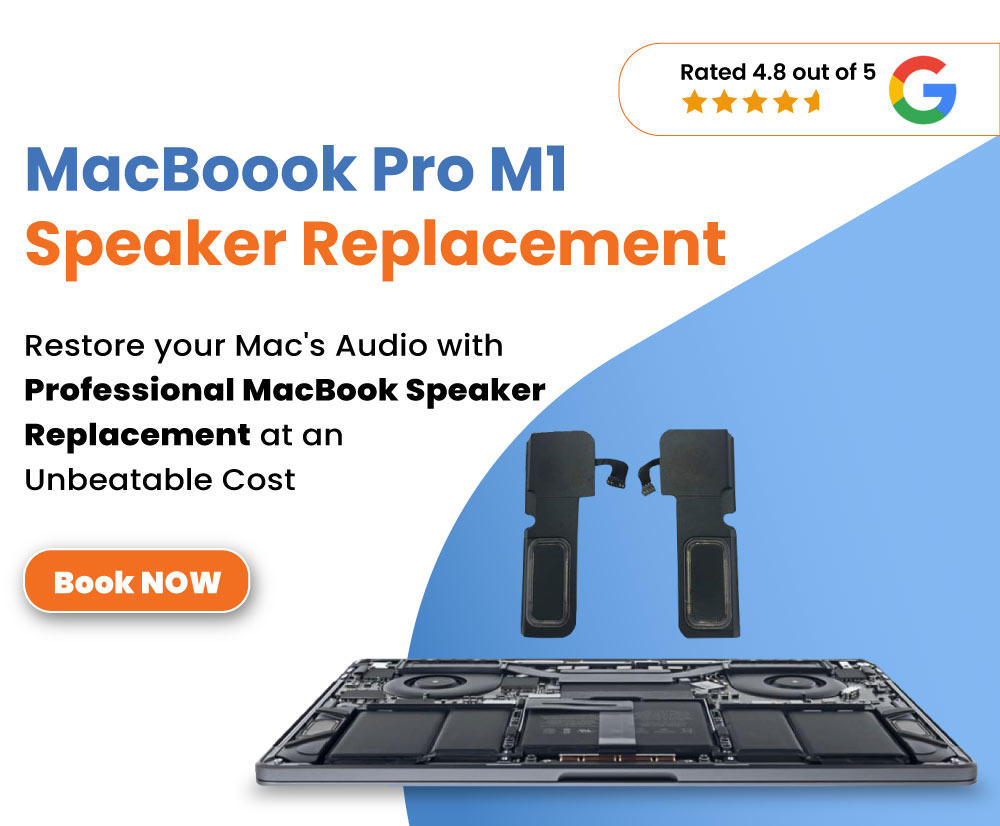 macbook pro m1 a2338 speaker replacement service