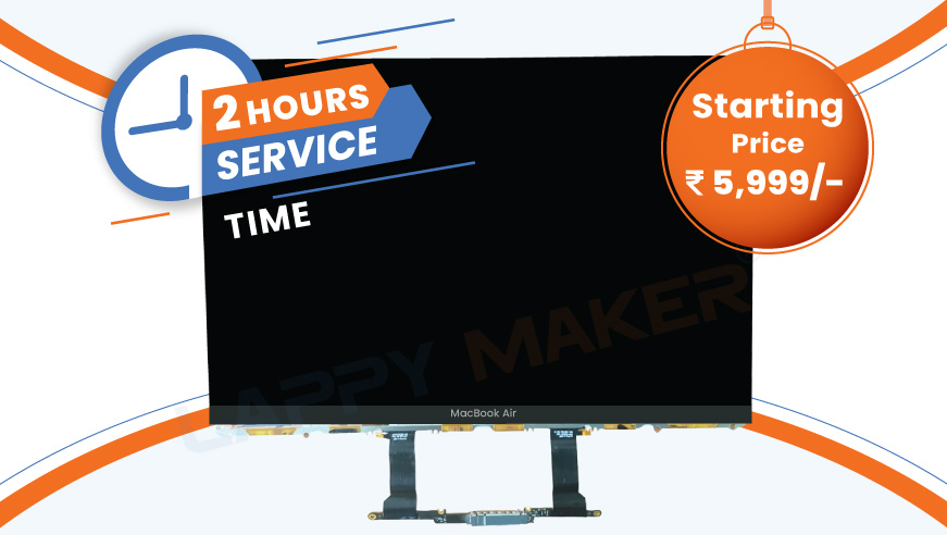 macbook screen replacement cost in  delhi 