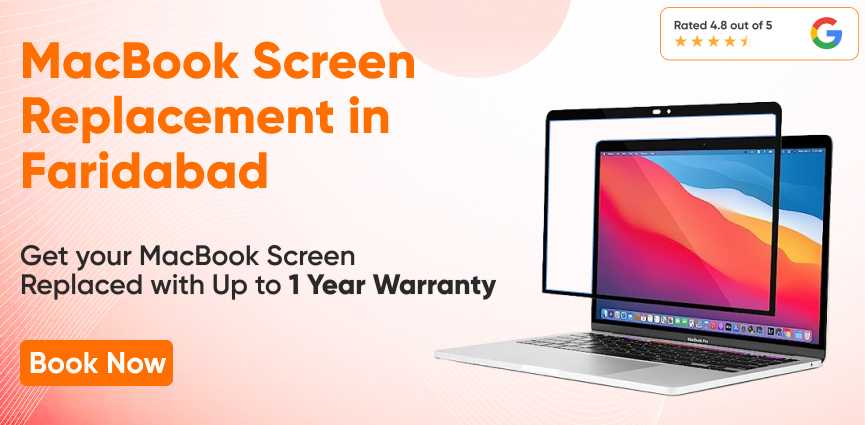 macbook screen services in Faridabad