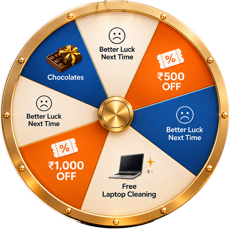 Prize spin wheel